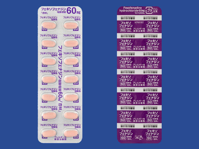 フェナジン フェ 60 キソ フェキソフェナジン塩酸塩錠６０ｍｇ「ＥＥ」